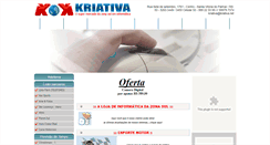 Desktop Screenshot of kriativa.net